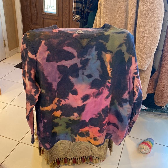 OOAK tie dye sweatsuit - top is a 3X bottom is an XL - Picture 3 of 5